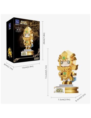 pantasy leo mini set construccion 13 cm saint seiya