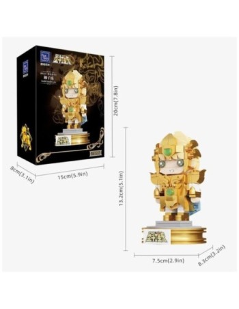 pantasy leo mini set construccion 13 cm saint seiya