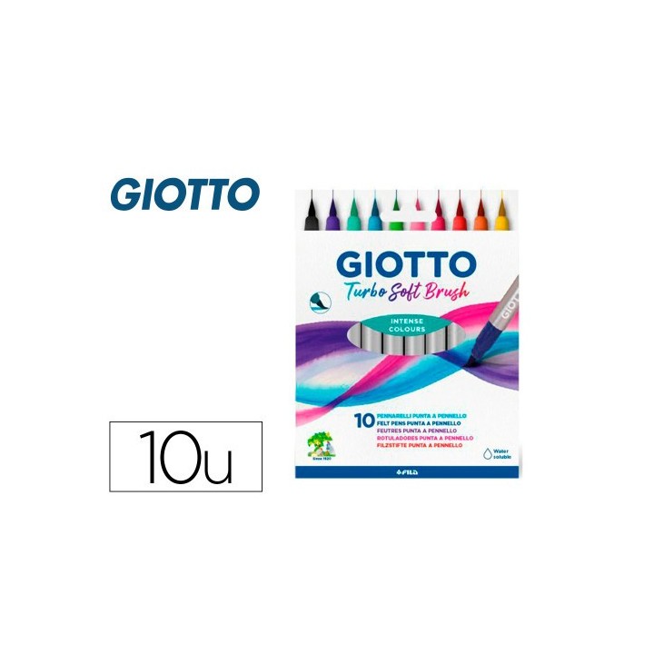 giotto estuche 10 uds turbo soft brush giotto f426800