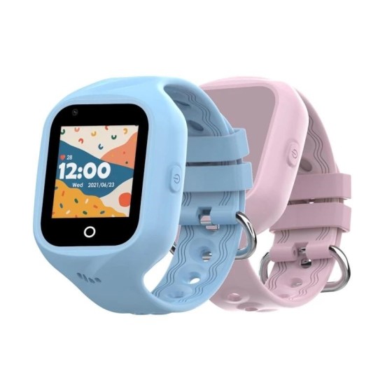 celly smartwatch kids 4g 2 correas azul y rosa