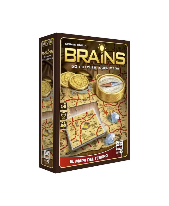 sd games juego de mesa brains mapa del tesoro pegi 8