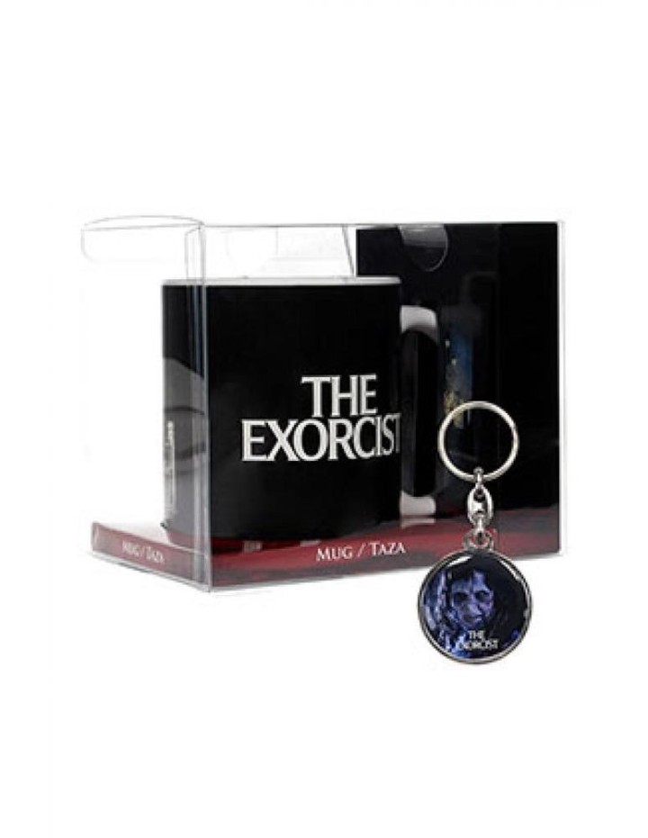 sd toys poster taza + regalo llavero metalico el exorcista