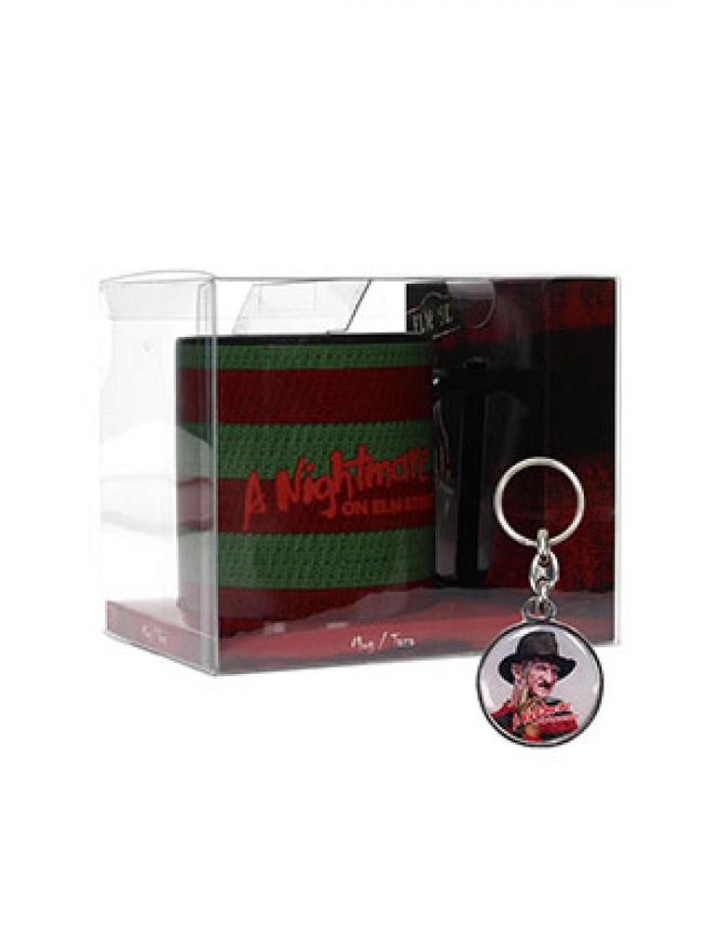 sd toys colores freddy taza + regalo llavero metalico pesadilla en elm street