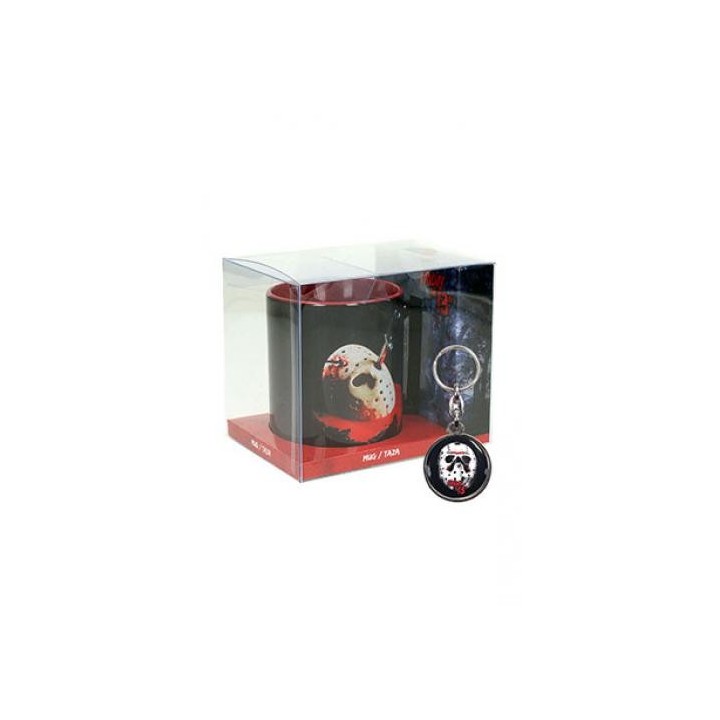 sd toys poster mascara taza + regalo llavero metalico viernes 13