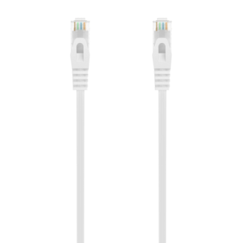 cable red aisens latiguillo rj45 lszh cat.6a utp awg24 30cm blanco