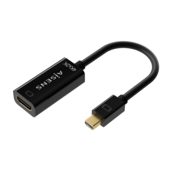 conversor aisens mini displayport v1.2 a hdmi v1.4 4k30hz a/h 15cm