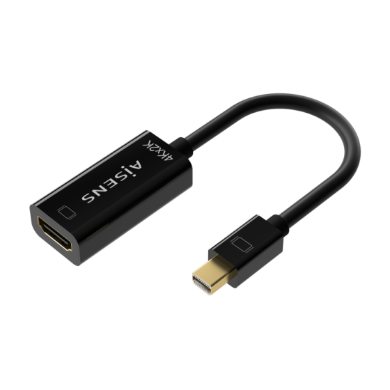 conversor aisens mini displayport v1.2 a hdmi v1.4 4k30hz a/h 15cm