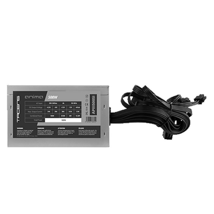 tacens anima fuente apiii500si 500w psu 85% bulk