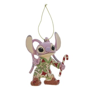 enesco adorno arbol de navidad enesco disney stitch    angel pijama navideno