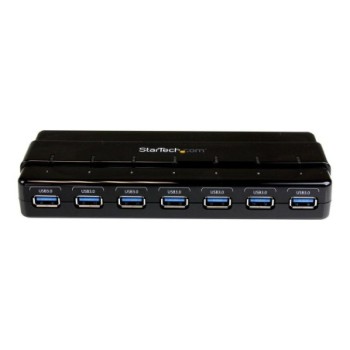 startechcom hub startech st7300usb3b 7 en 1