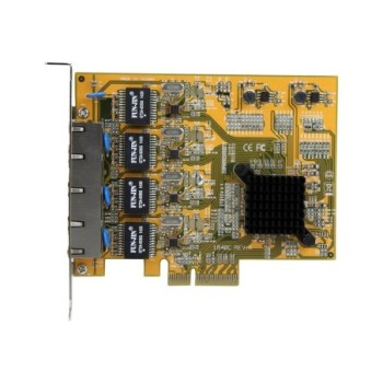 startechcom tarjeta de red startech 4x rj45 pci express