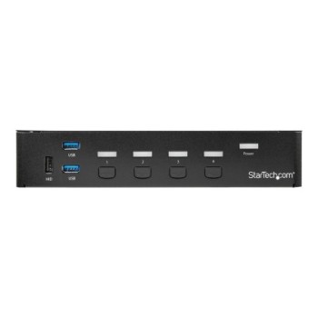 startechcom switch displayport startech sv431dpu3a2 4 puertos