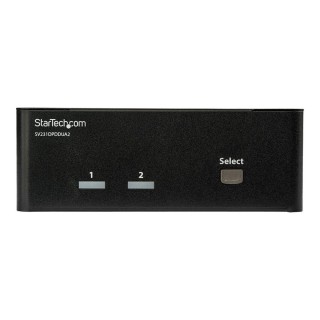 startechcom switch displayport startech sv231dpddua2 2 puertos