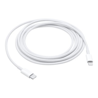 apple cable original apple usb tipo c a lightning 2m    macho   macho    blanco