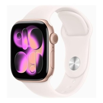 apple smartwatch apple watch s11 gps 42mm gold rose aluminium case m   l