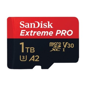 sandisk tarjeta memoria micro secure digital 1tb sandisk extreme pro clase 10 uhs   i u3 + adaptador