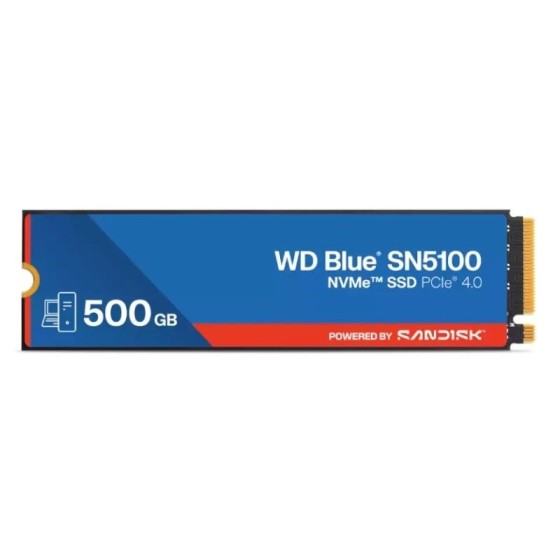 wd blue sn5100 ssd 500gb nvme gen4 6600mb s