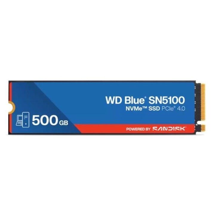 wd blue sn5100 ssd 500gb nvme gen4 6600mb s