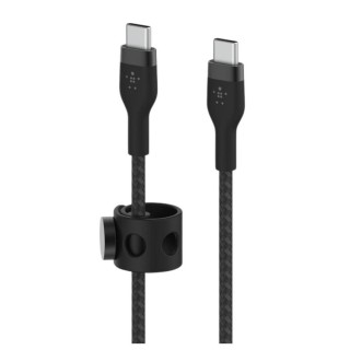 belkin cable usb tipo c belkin 2m    macho   macho    negro    trenzado