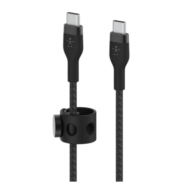 belkin cable usb tipo c belkin 2m    macho   macho    negro    trenzado