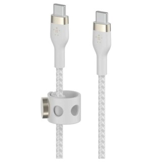 belkin cable usb tipo c belkin 3m    macho   macho    blanco    trenzado