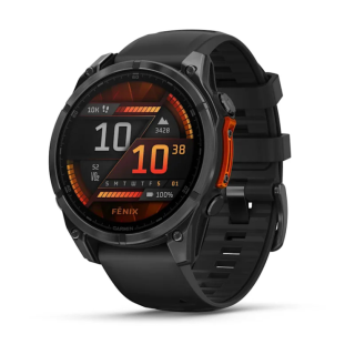 smartwatch garmin fenix 8 amoled 47mm acero negro