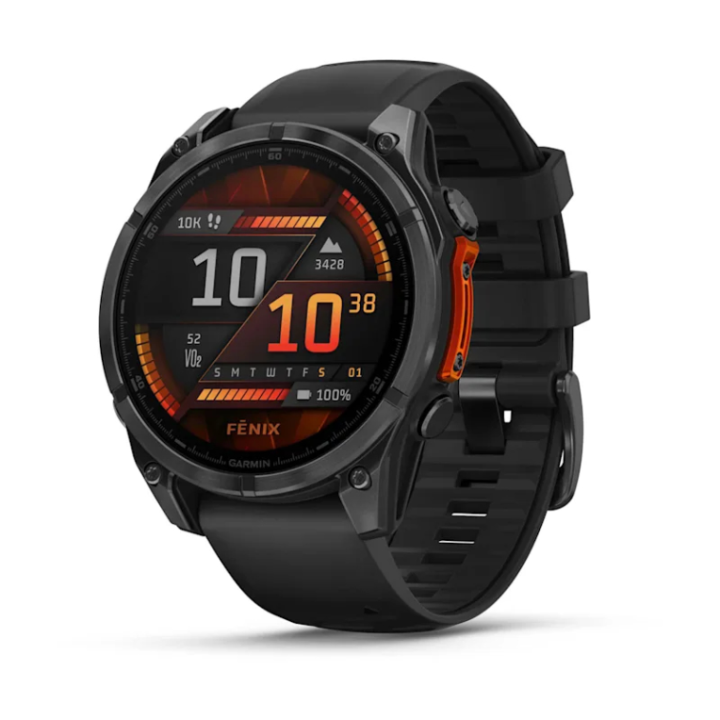 smartwatch garmin fenix 8 amoled 47mm acero negro
