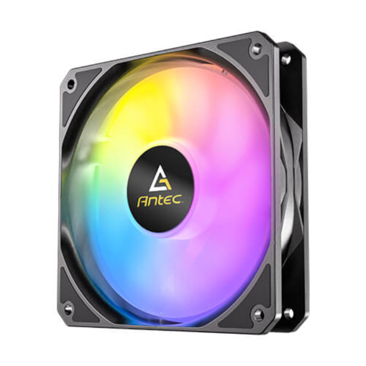 ventilador cpu antec p12r argb 1x vent reverse 120mm rgb negro