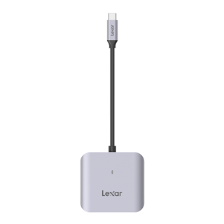 lexar lexar lrw510u bnhng lector de tarjeta usb 3.2 gen 2  3.1 gen 2  type c gris