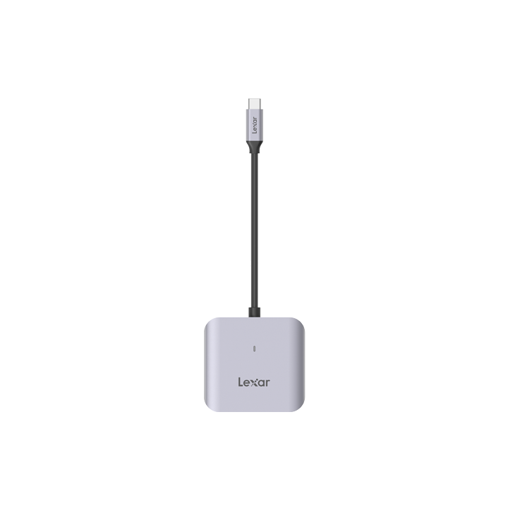 lexar lexar lrw510u bnhng lector de tarjeta usb 3.2 gen 2  3.1 gen 2  type c gris