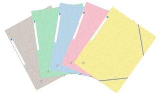 oxford carpeta de gomas con solapas top file+ tb a4+   surtido pastel oxford 400117805