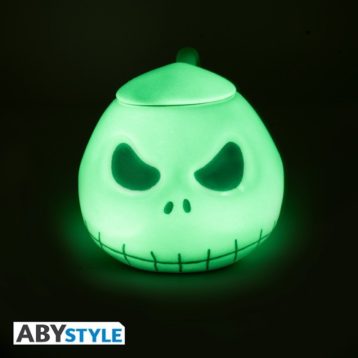 abystyle taza abystyle pesadilla antes de navidad jack brilla en la oscuridad