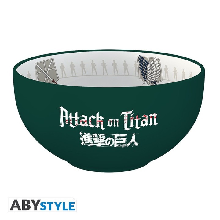 abystyle bowl abystyle attack on titan emblems s3