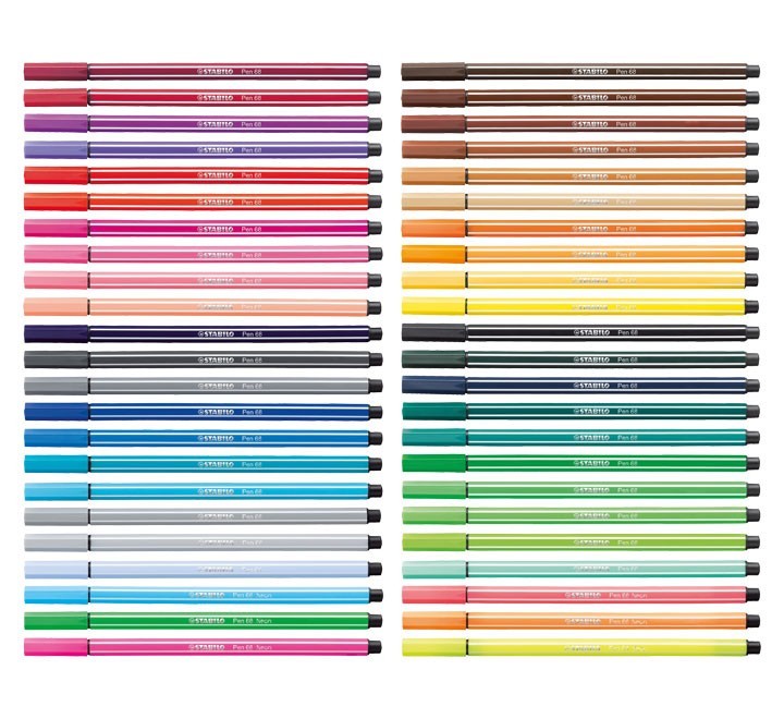 rotulador stabilo pen 68 1mm rojo 68/40