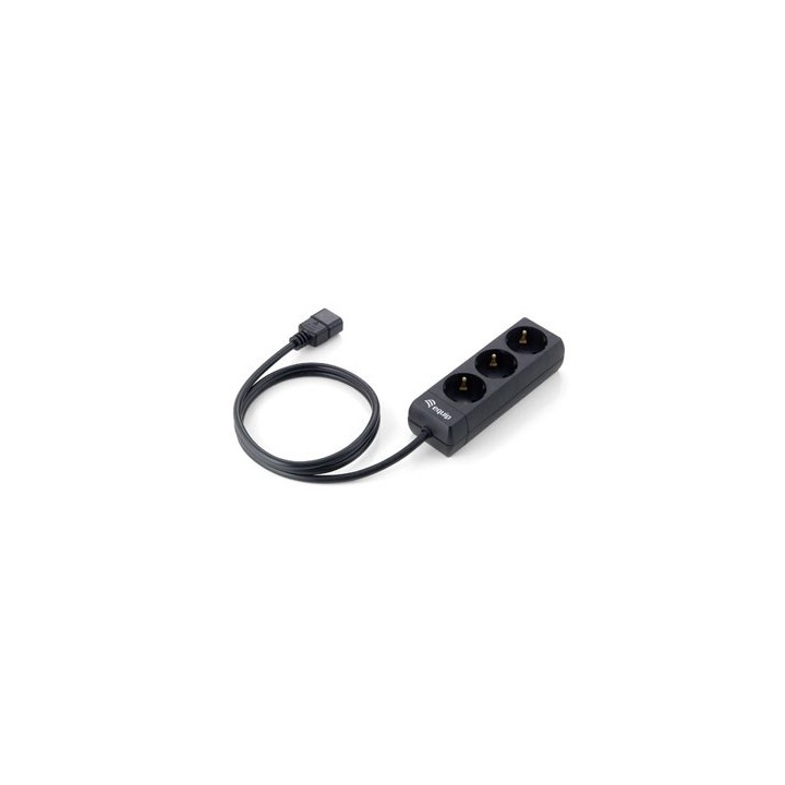 equip regleta equip 3 tomas especial sais conector iec macho 1.1m