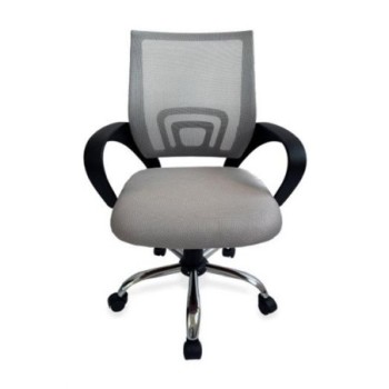 equip silla de oficina equip 651015 gris ergonomica