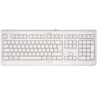 cherry teclado cherry kc 1068 usb blanco