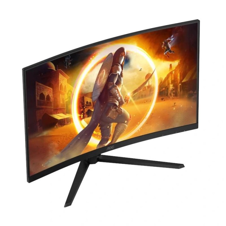 aoc cq32g4ve monitor32 qhd 180hz 2hdmi dp cur