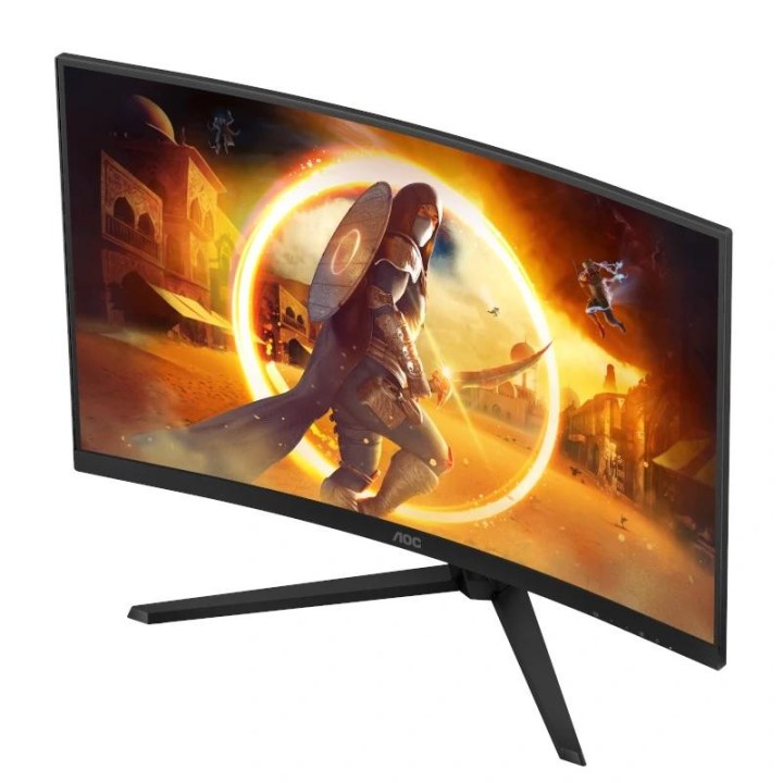 aoc cq32g4ve monitor32 qhd 180hz 2hdmi dp cur