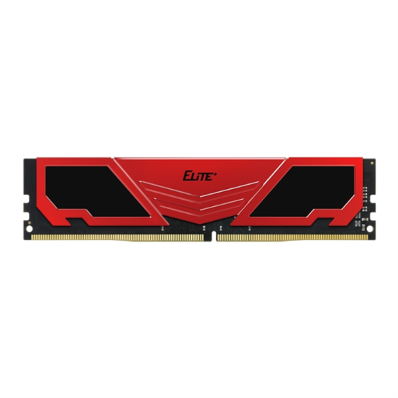 ddr4 teamgroup elite heatsink 16gb 3200 negro / rojo