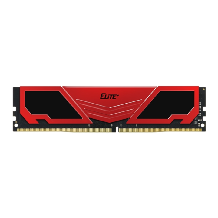 ddr4 teamgroup elite heatsink 16gb 3200 negro / rojo