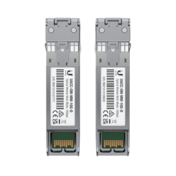 modulo sfp+ ubiquiti uacc om mm 10g d 2 ufiber transceiver mm 2pack