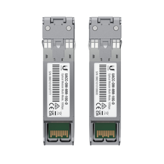 modulo sfp+ ubiquiti uacc om mm 10g d 2 ufiber transceiver mm 2pack