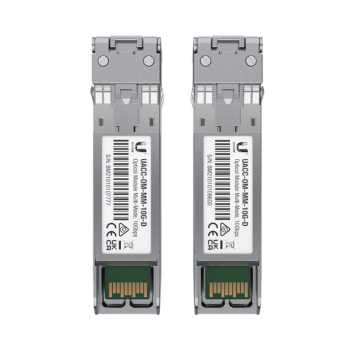modulo sfp+ ubiquiti uacc om mm 10g d 2 ufiber transceiver mm 2pack