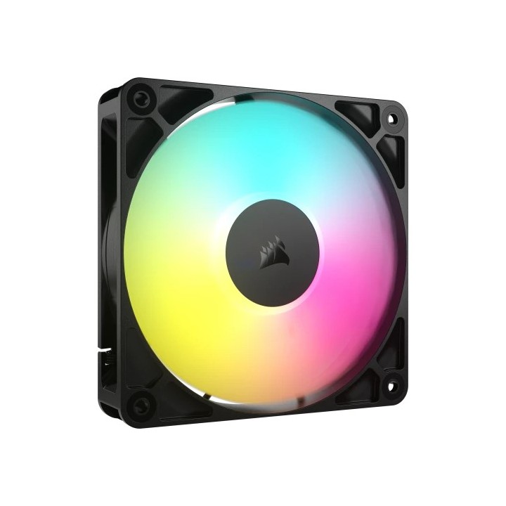 corsair corsair rs120 argb carcasa del ordenador ventilador 12 cm negro 1 pieza s
