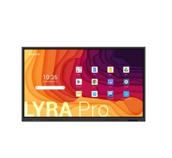 newline newline monitor internativo lyra pro  tt 8623qa  86,android 13, google edla, multi usuario,