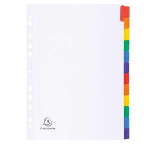 sep. cart. exacompta a4 12 pos. 160gr 2312e