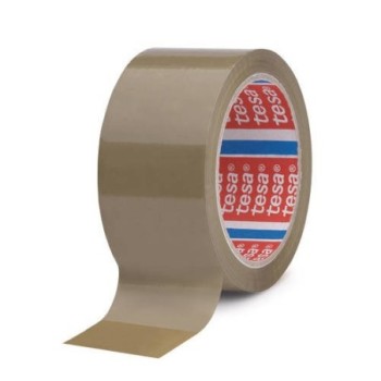 tesa cinta de embalaje en polipropileno 50mm.x132m. marron tesa 04089 00106 06  pack  6 unidades