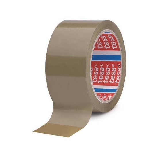 tesa cinta de embalaje en polipropileno 50mm.x132m. marron tesa 04089 00106 06  pack  6 unidades