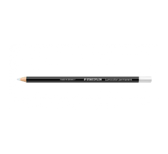staedtler lapiz especial lumocolor permanent glasochrom 108 20, blanco staedtler 108 20 0  pack  12